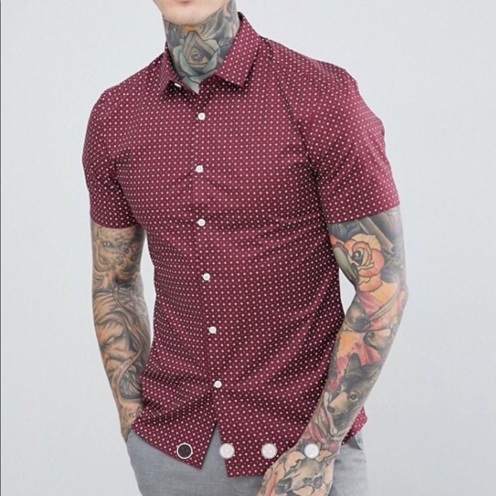 ASOS Short Sleeve Dress Shirt